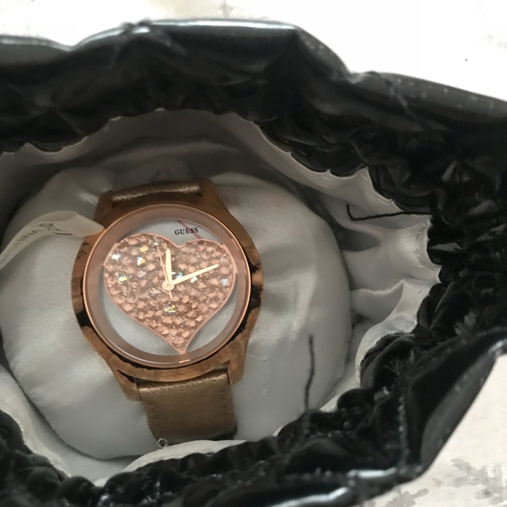 Rose Gold Guess Watch